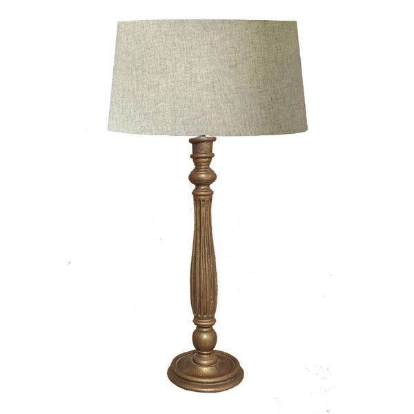 Fluted Resin Lounge/Server Lamp