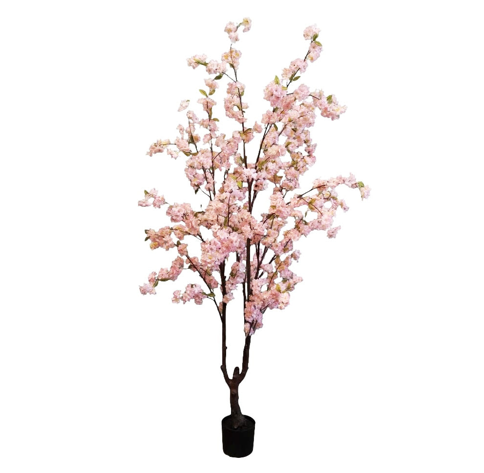 Faux Cherry Blossom Tree Pink 195cm