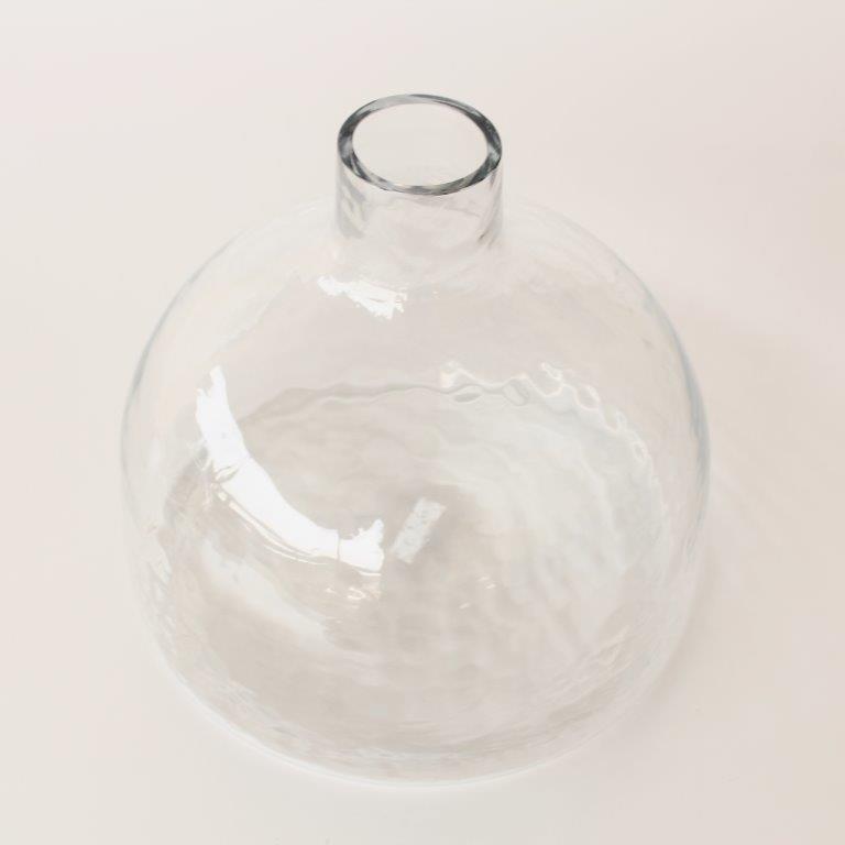 Large Fat Glass Vase