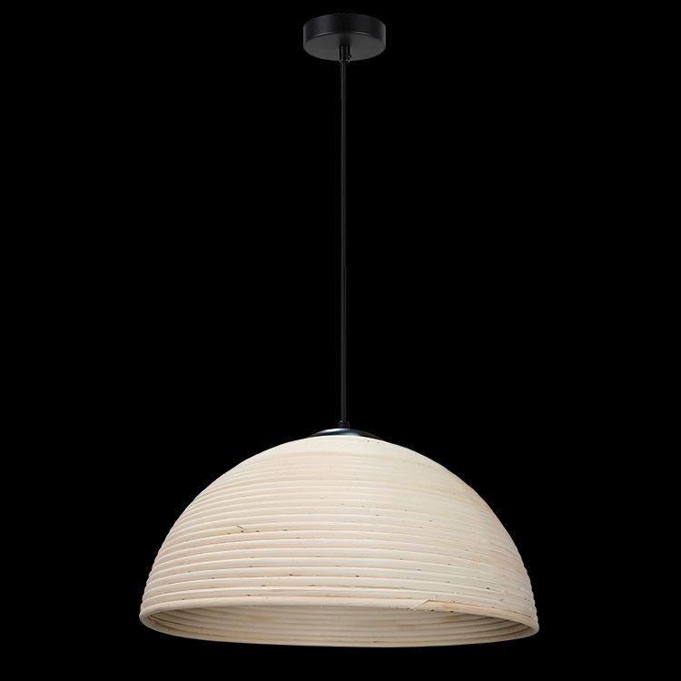 230v 40W E27 Medium Rattan Tube Pendant