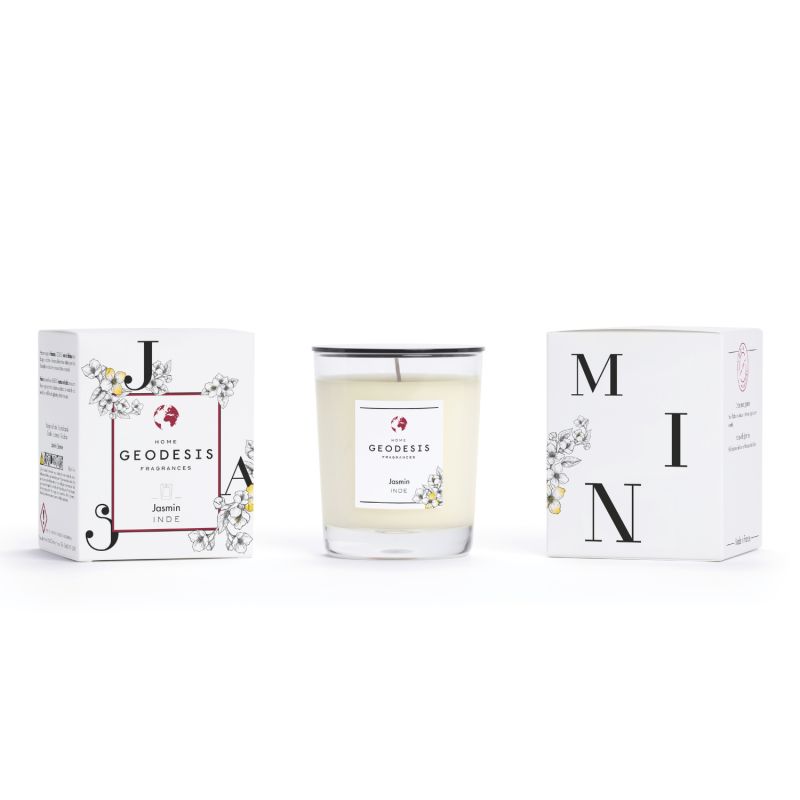 Geodesis Scented Candle 180g - Clear Glass