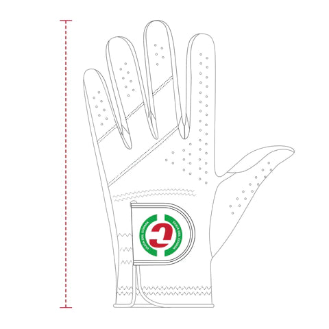 Women's Designer Pro Golf Glove - Giraffe White