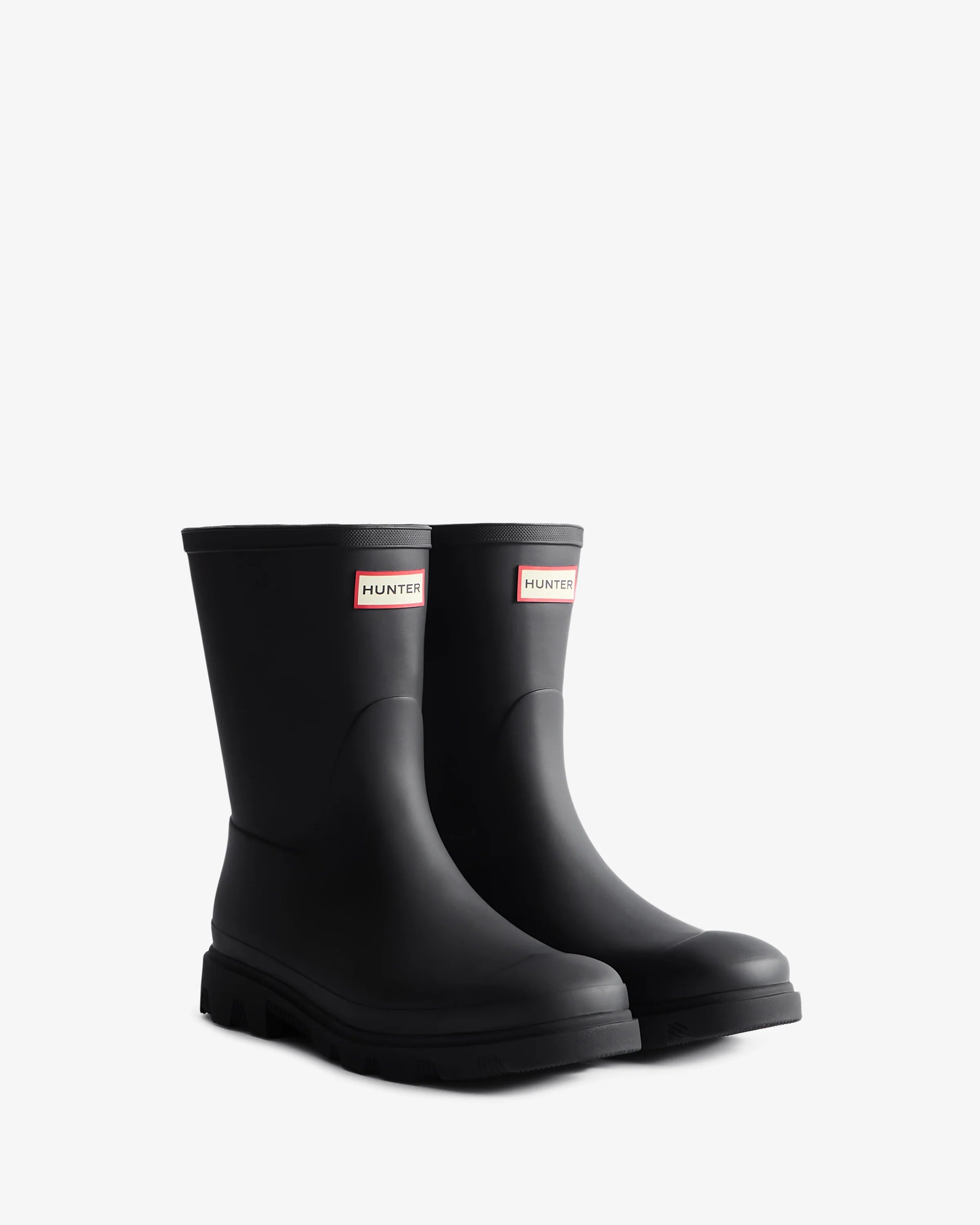 Men's Downpour Short Wellington Boot - Black