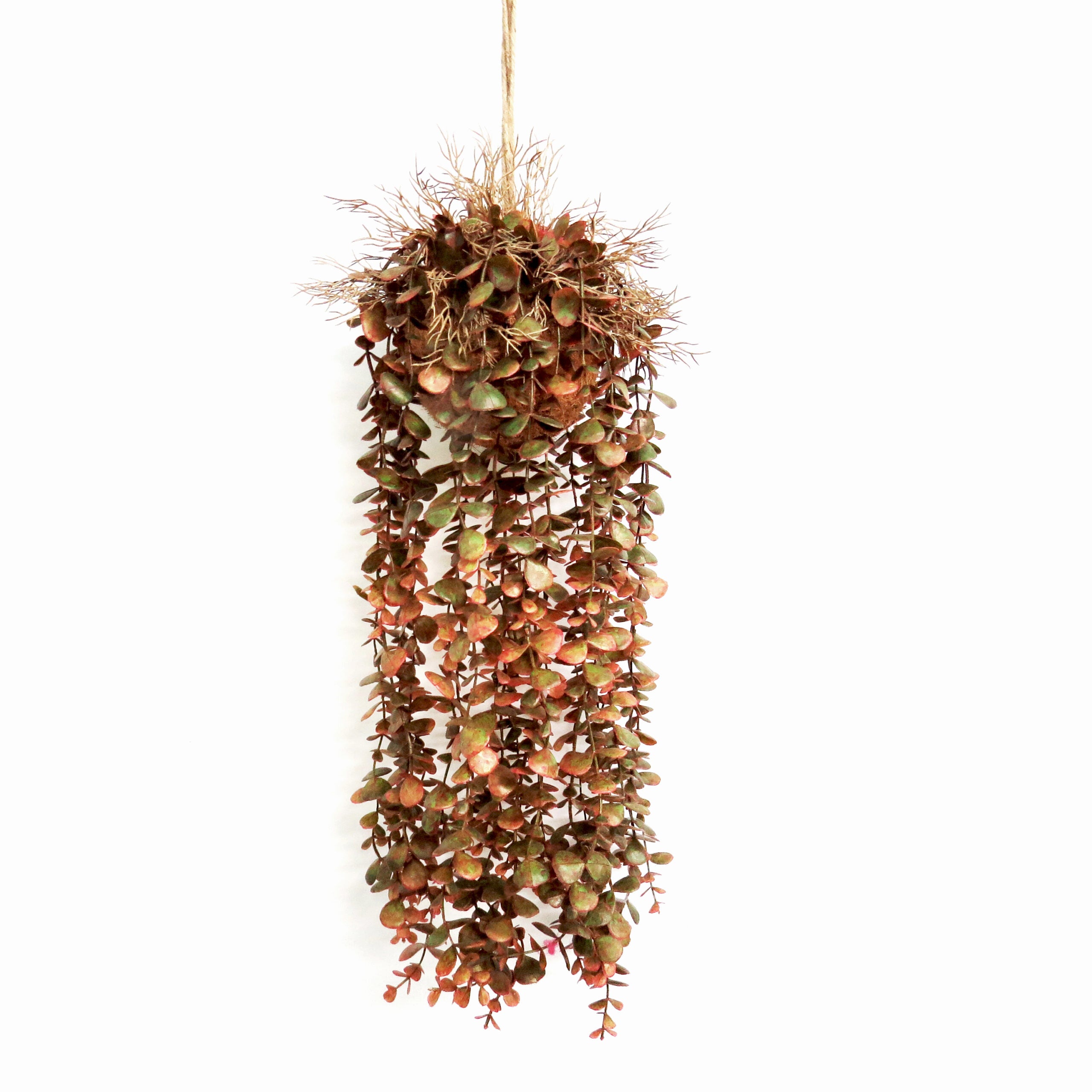 Faux Autumn Falls Hanging Plant