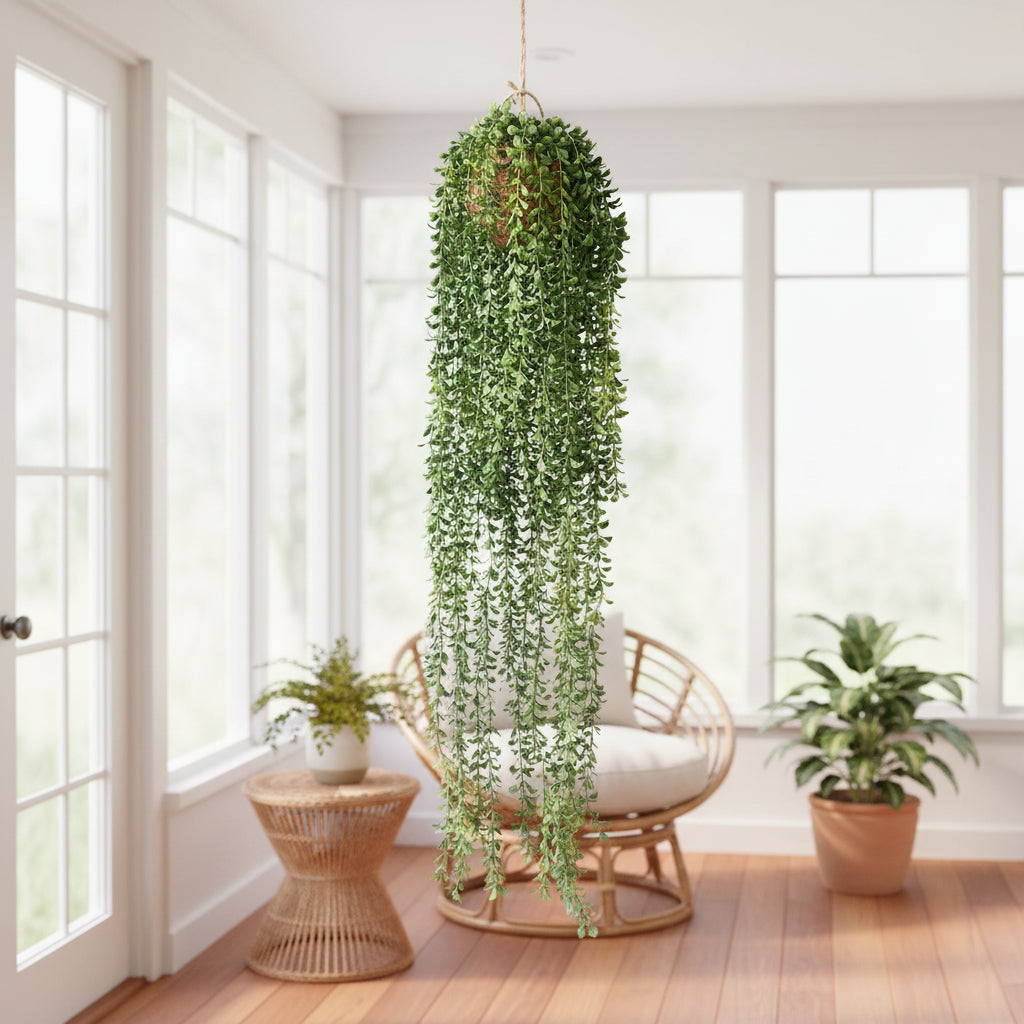 Rapunzel Vine Hanging Faux Plant Ball