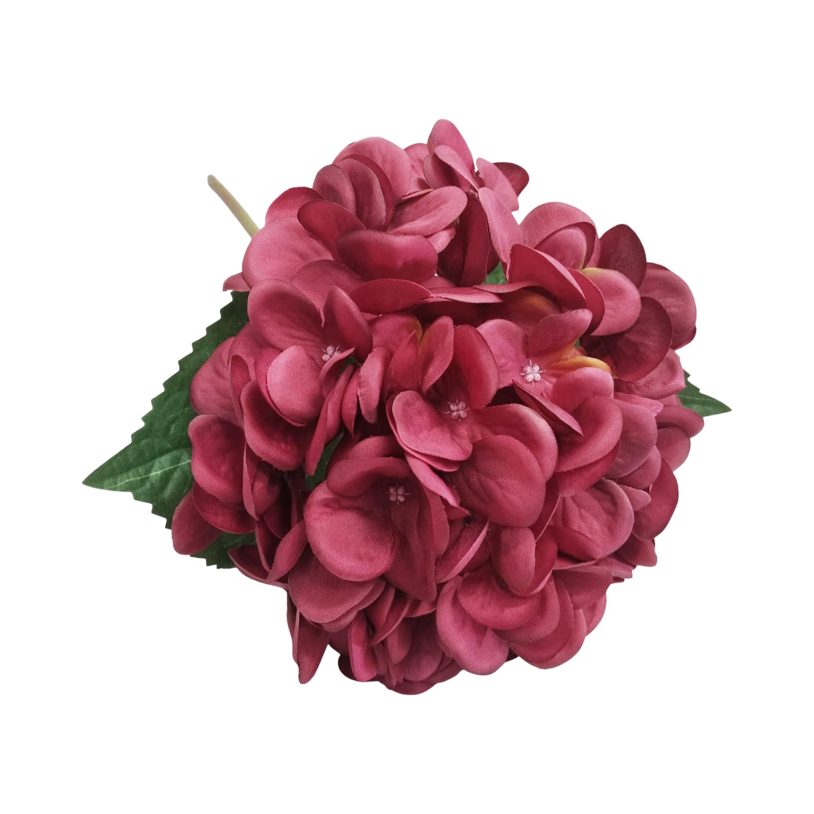 Set of 6 Fuschia Hydragea Sprays