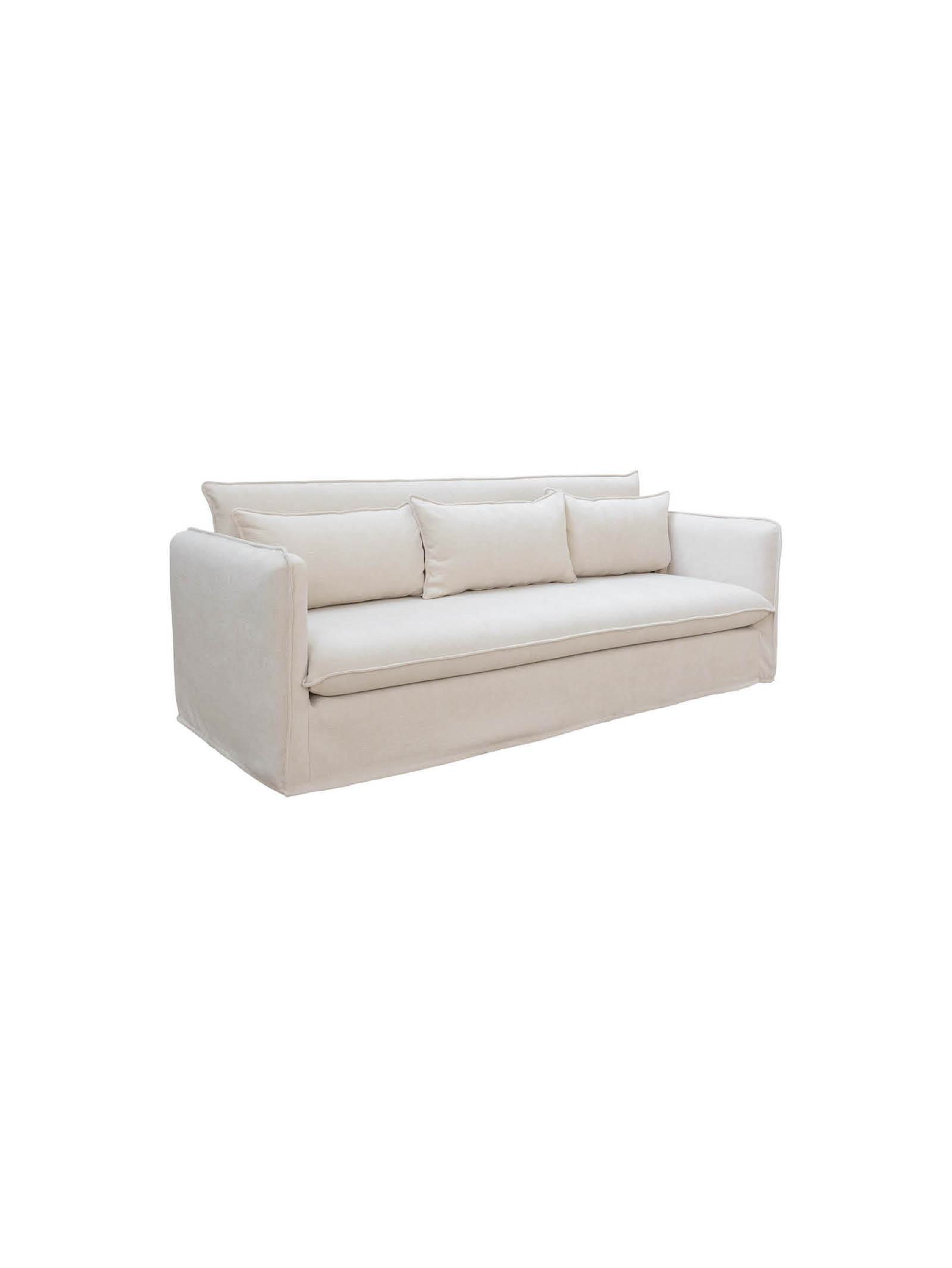 Santorini 3-Seater Sofa in Macadamia