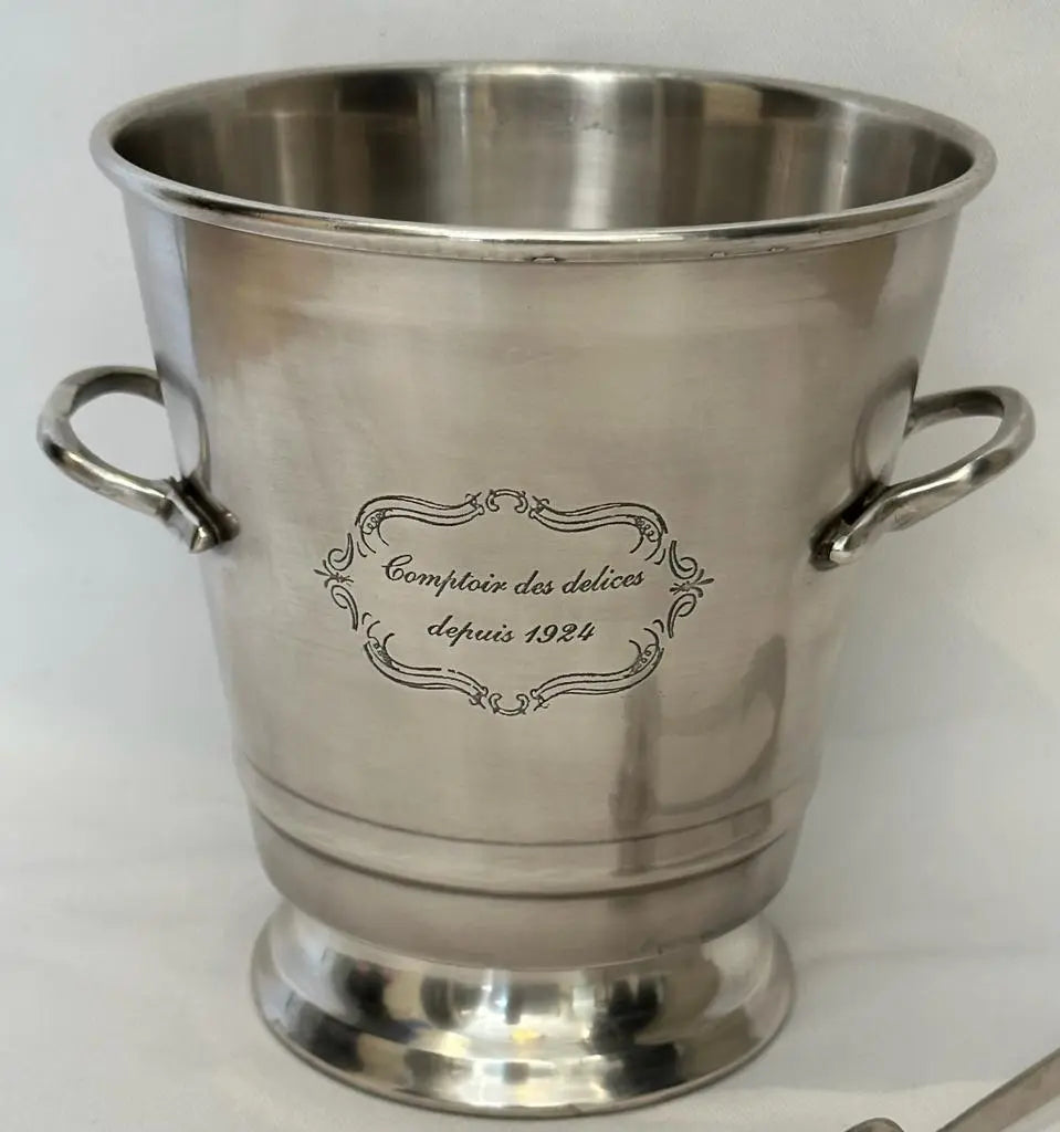 1924 Ice Bucket with Tongs