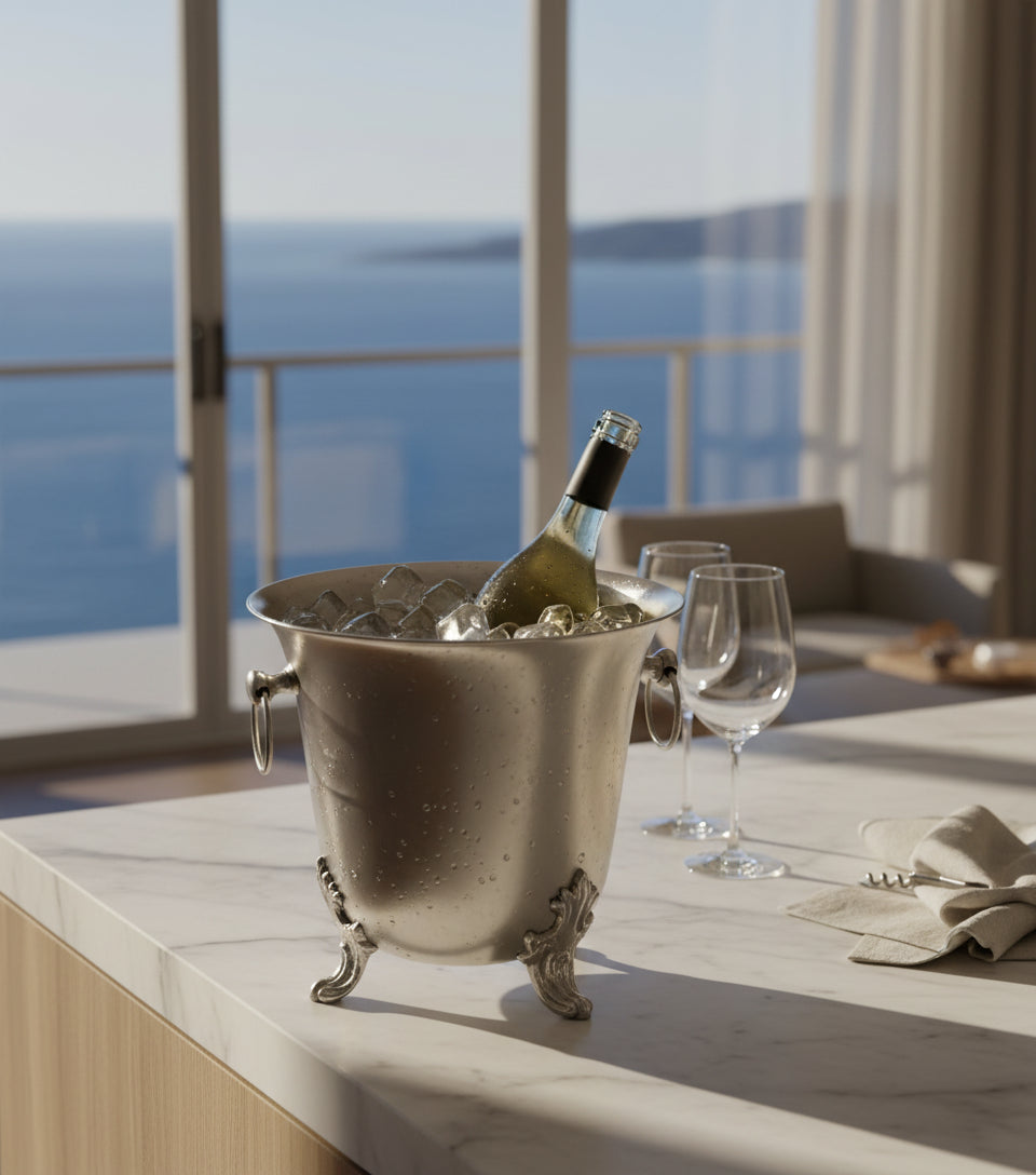 WINE COOLER MARSEILLE PEWTER