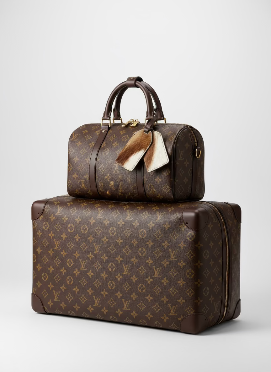 Set of 2 Custom Made REAL Impala Skin Luggage Tags