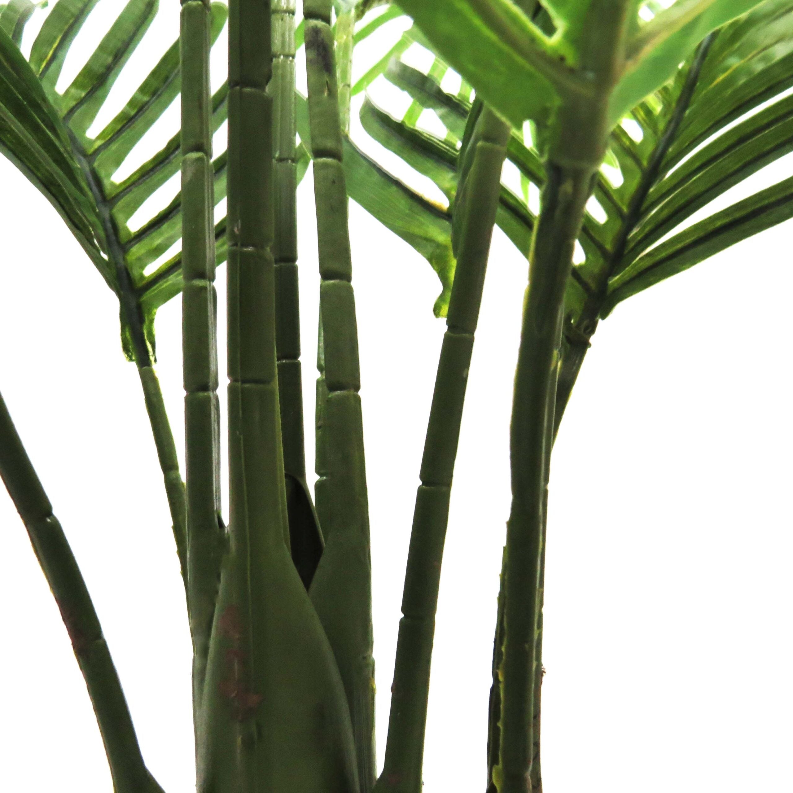 Graceful Multi-Trunk Faux Palm – A Natural Touch for Any Space