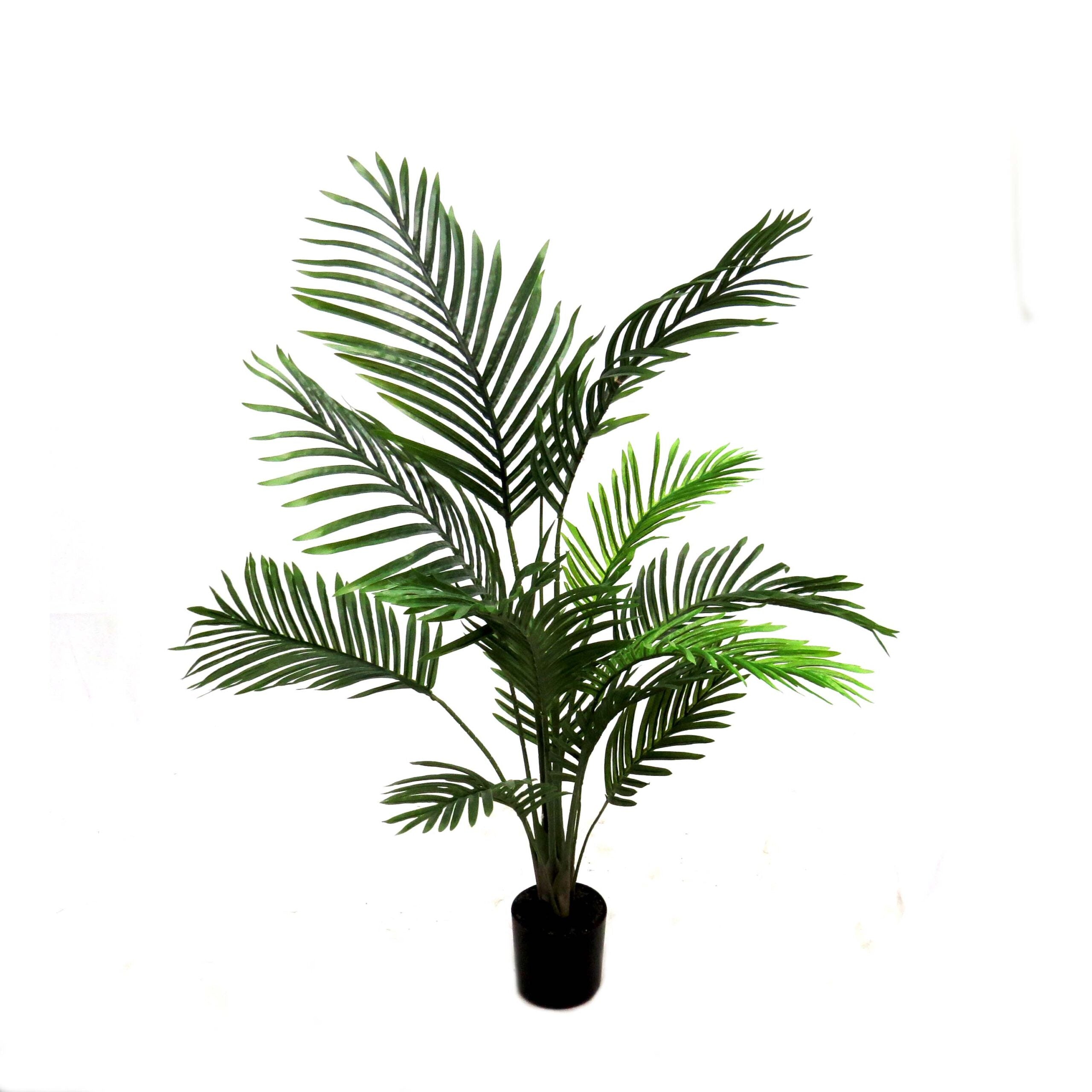 Graceful Multi-Trunk Faux Palm – A Natural Touch for Any Space