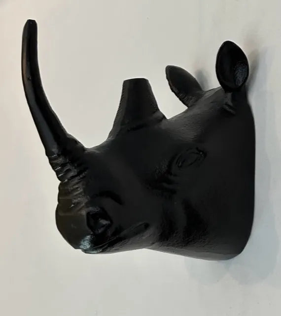 Rhino Matte Black Hook - NetDécor