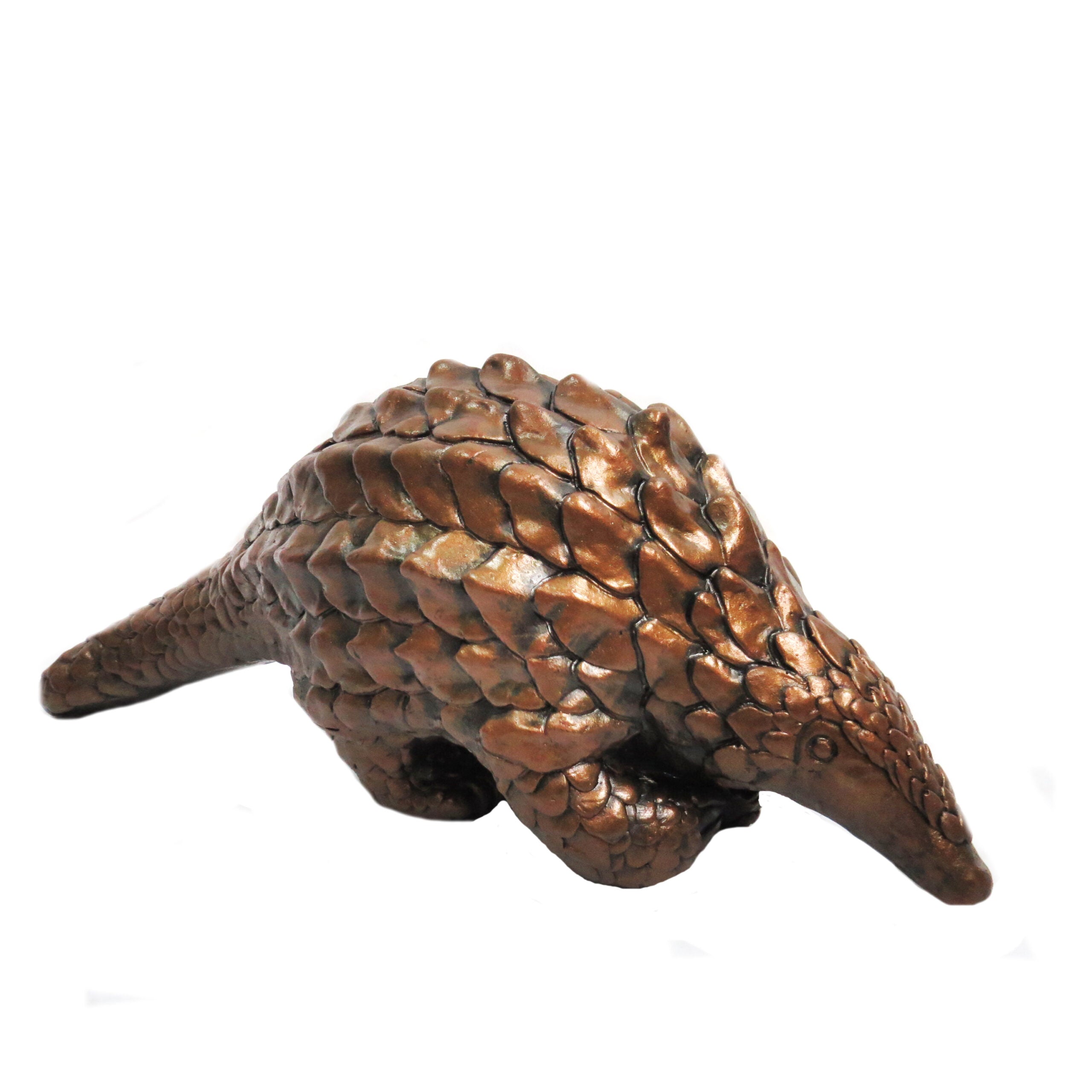 Bronzy Pangolin Sculpture