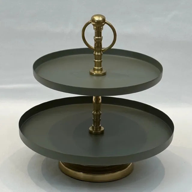 Camo Patisserie 2 Tier Cake Stand - NetDécor