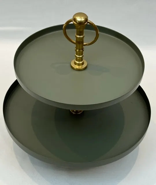 Camo Patisserie 2 Tier Cake Stand - NetDécor