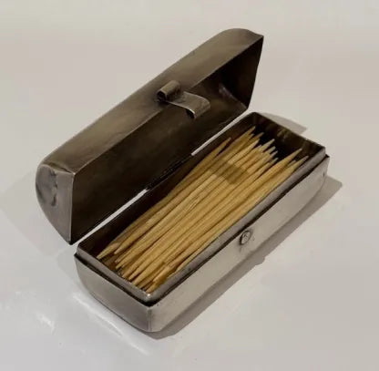 Toothpick Holder Kings Pewter