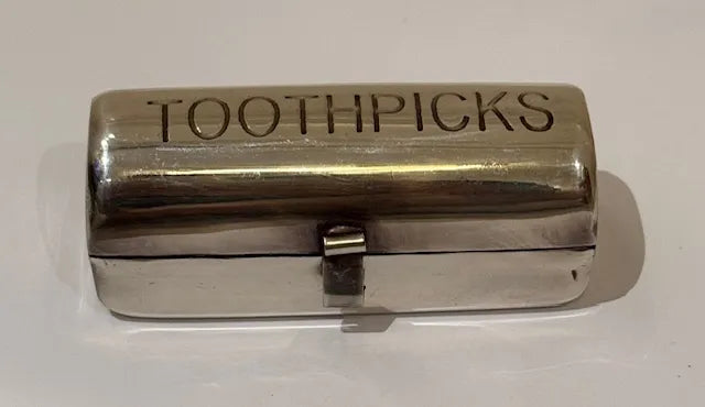 Toothpick Holder Kings Pewter