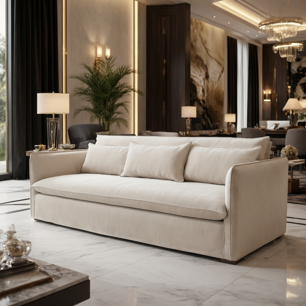 Santorini 3-Seater Sofa in Macadamia