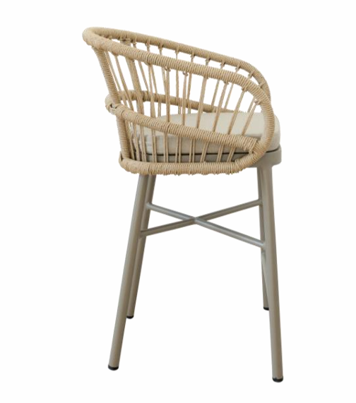 Lola Outdoor Counter Chair in Corfu Dune