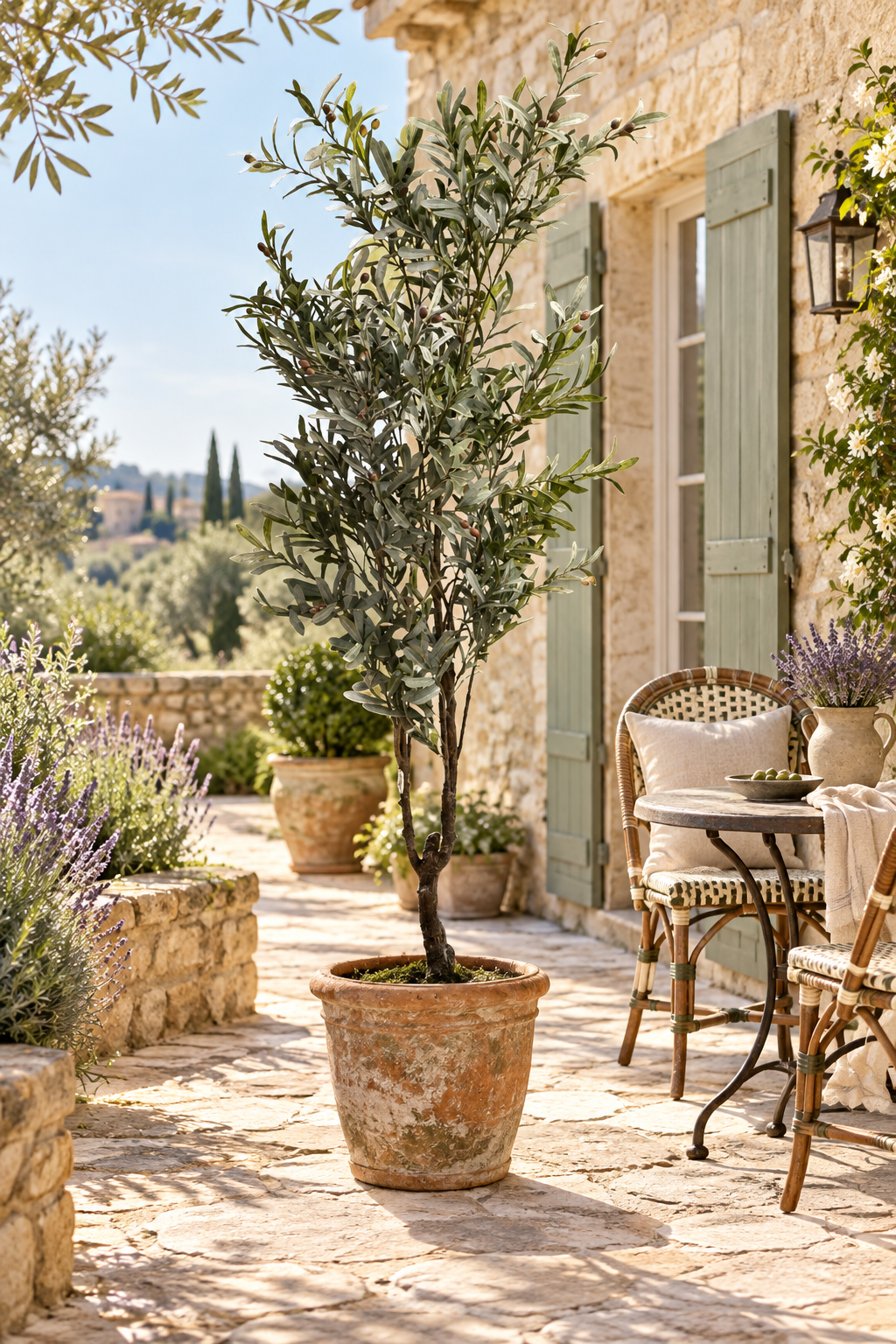 210cm Faux Olive Tree