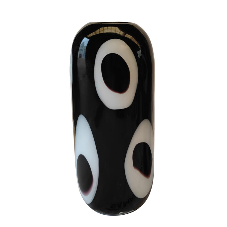 Black Owl vase