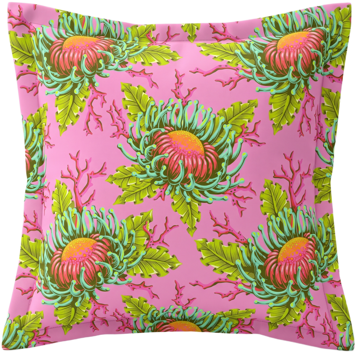 PINK SEA URCHIN SCATTER CUSHION