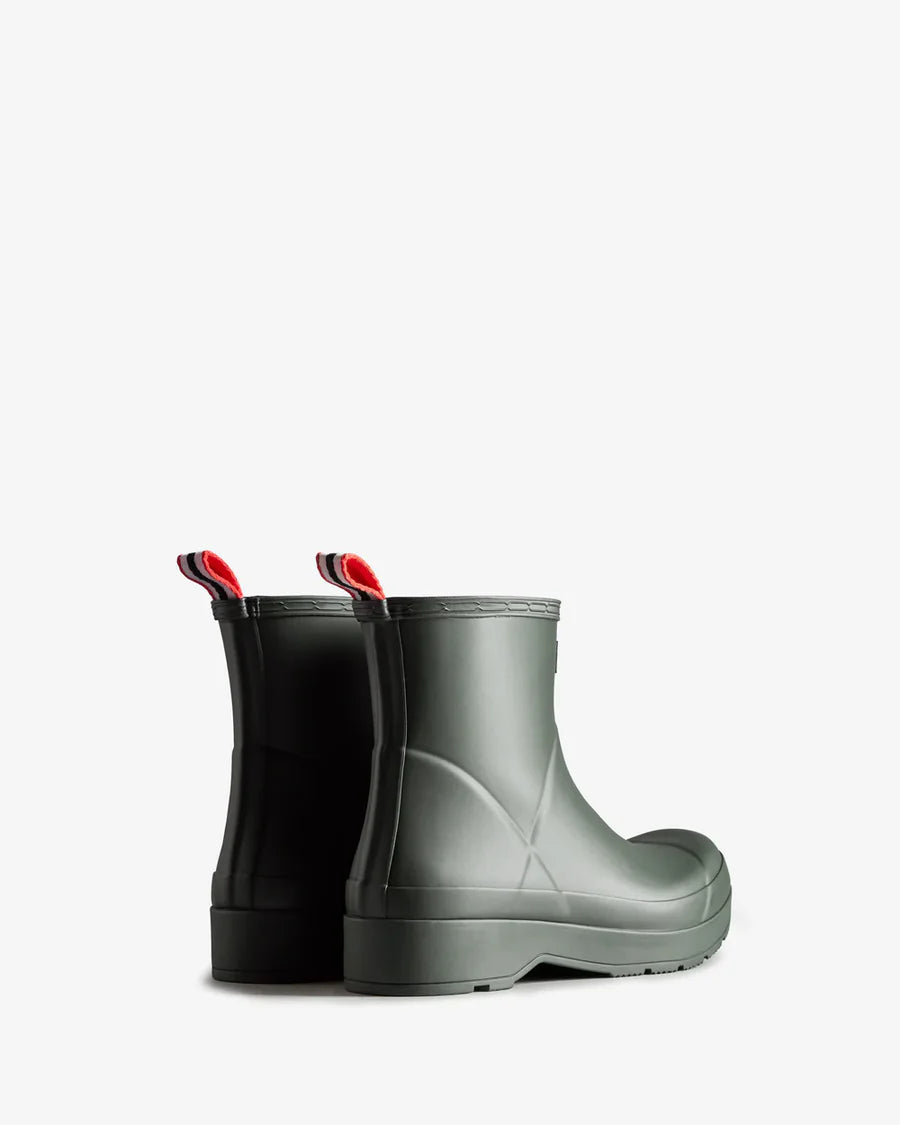 Hunter Men's Play Short Wellington Boots - Artic Moss
