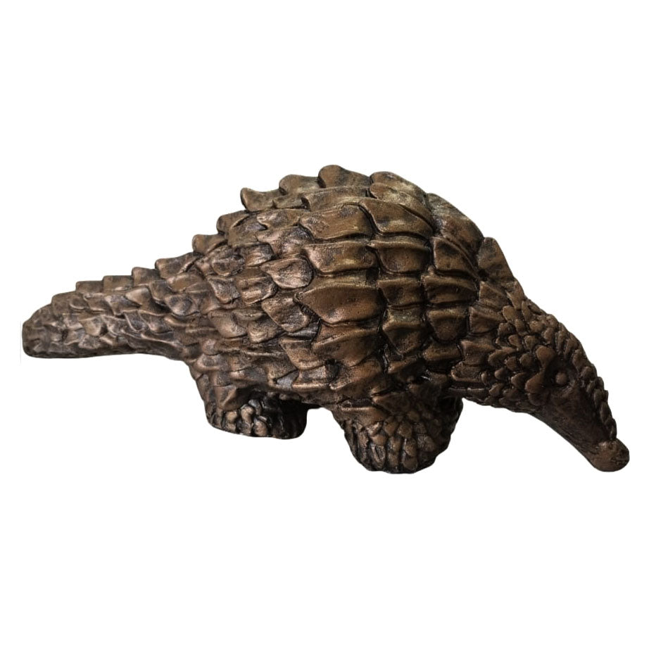 Deep Bronze Colour Pangolin Sculpture