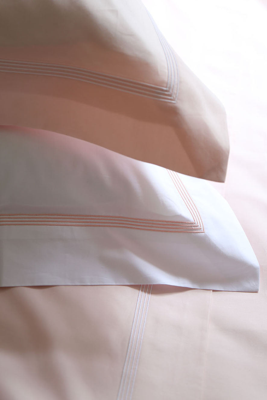 REED LINEN -Percale Four Row Cord Duvet Cover