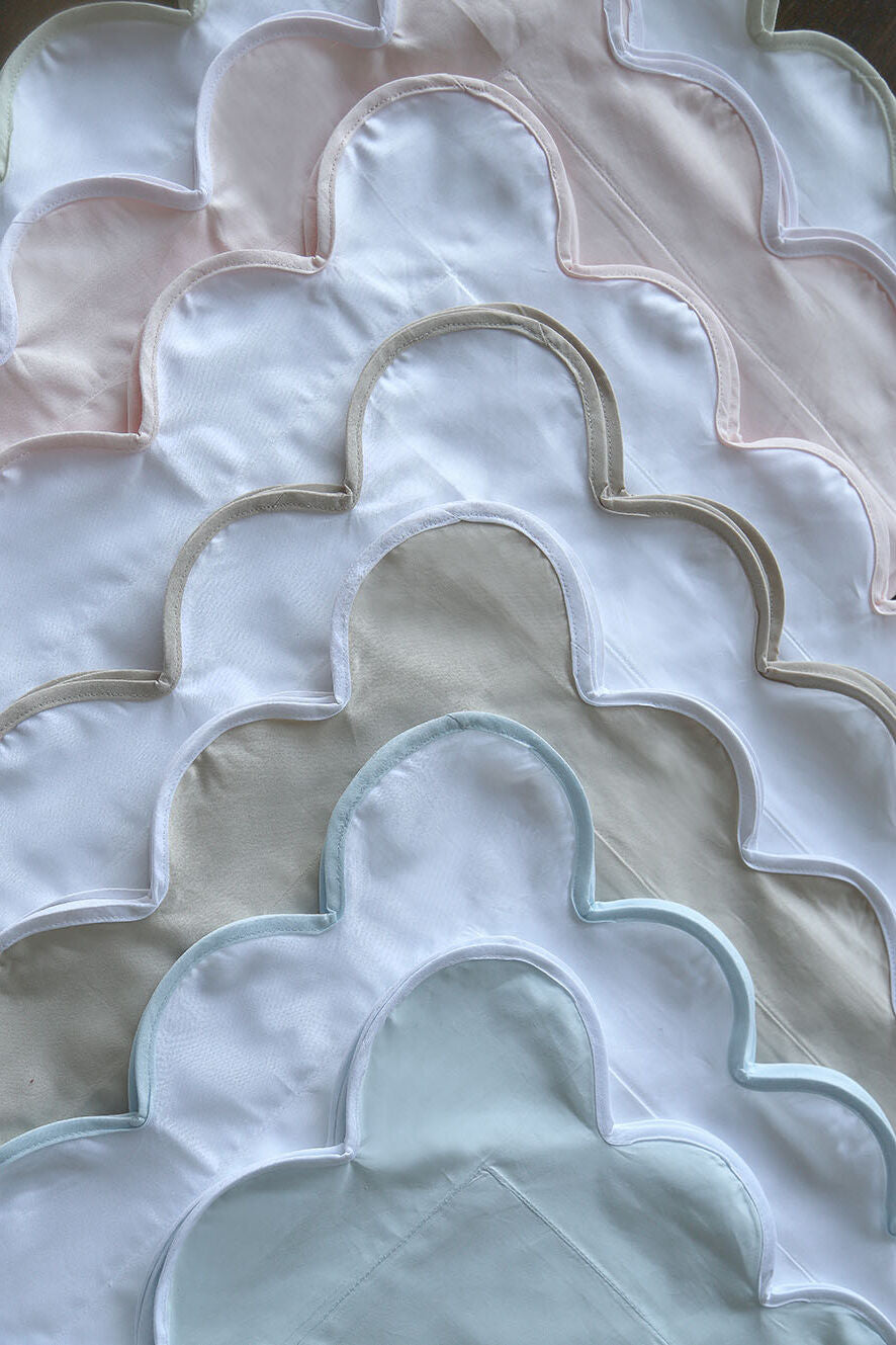 REED LINEN - Scallop Standard Pillowcase