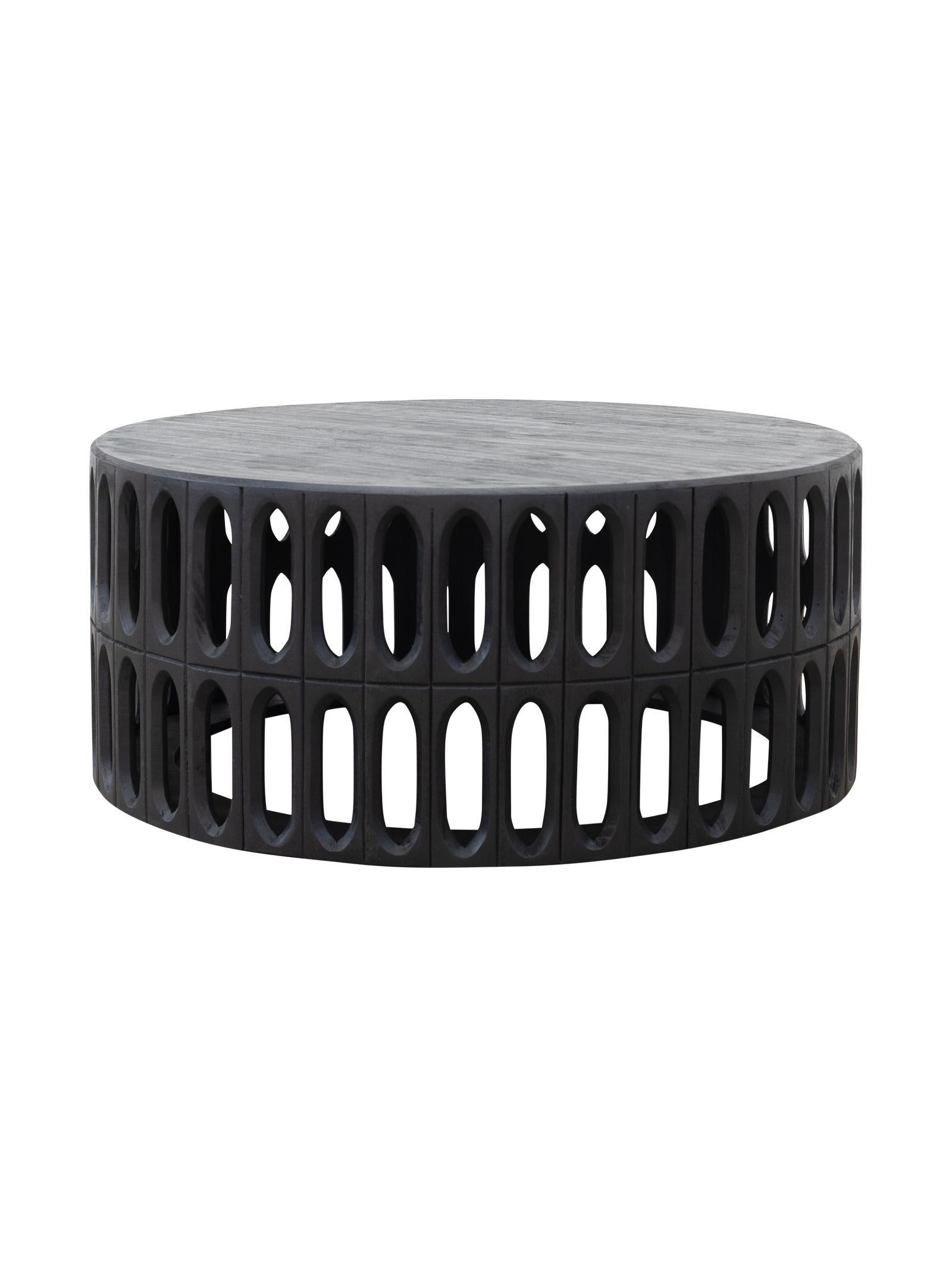 Rosette Coffee Table in Pepper