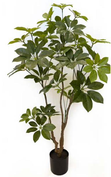 Faux Schefflera Tree 117cm in Pot