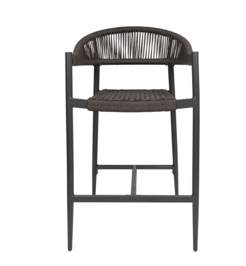 Iona Bar Chair in Slate - NetDécor