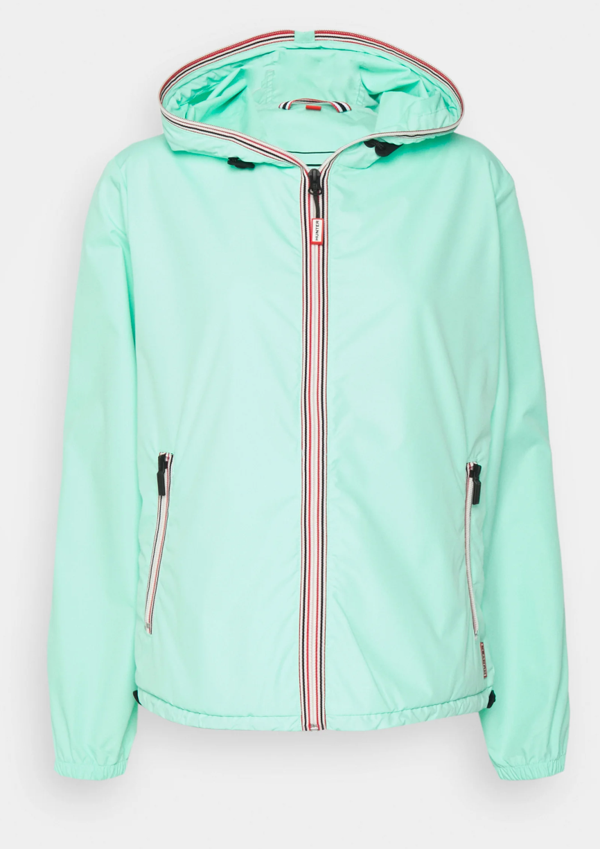 Hunter -Women's Recycled Lightweight Packable Jacket Wild Mint - NetDécor
