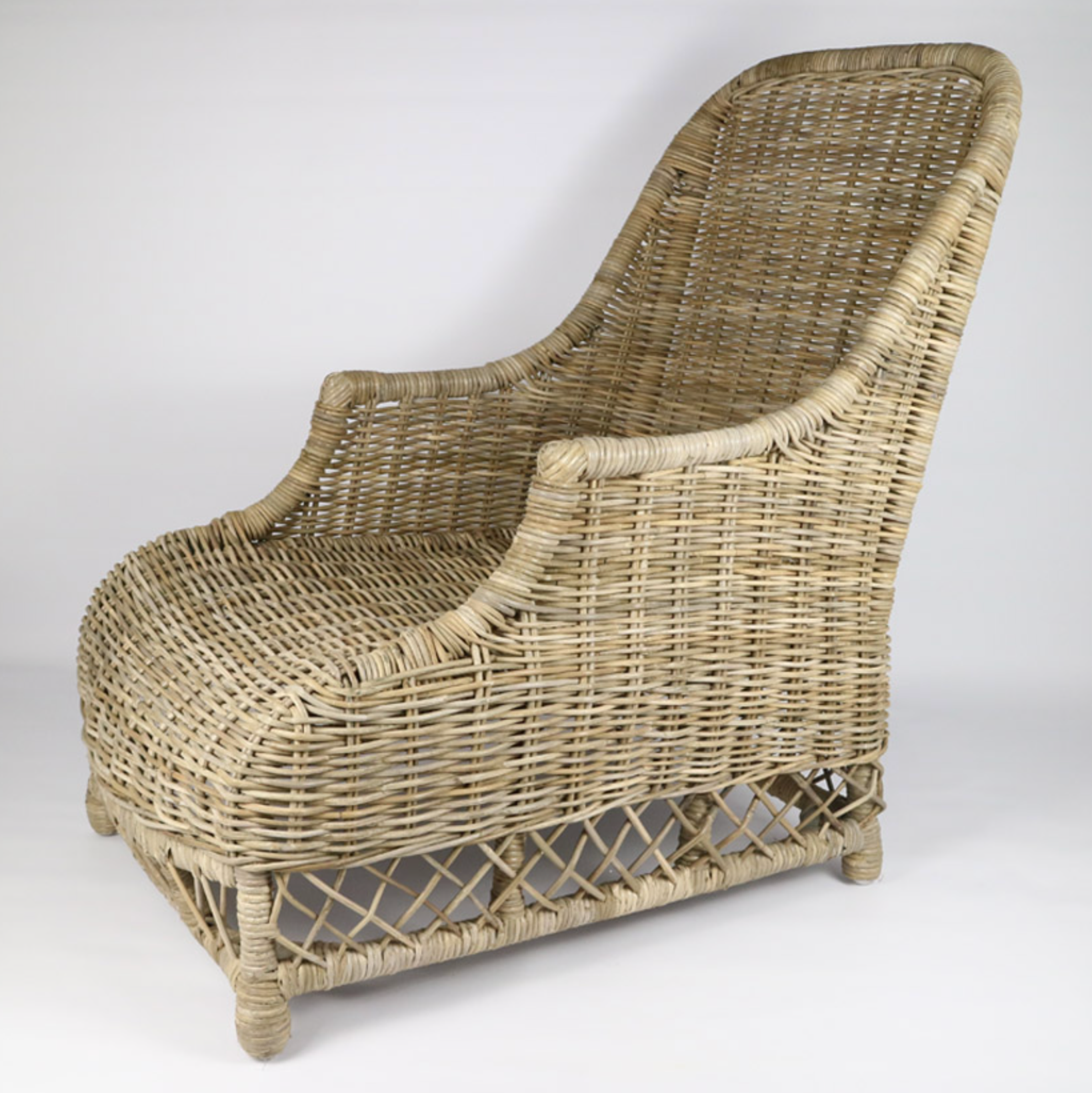 RATTAN THICK STEAMER CHAIR - NetDécor