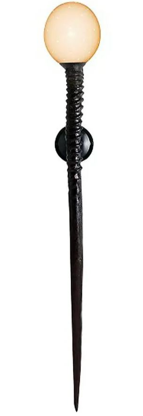 Gemsbok Horn Wall Light with Ostrich Egg