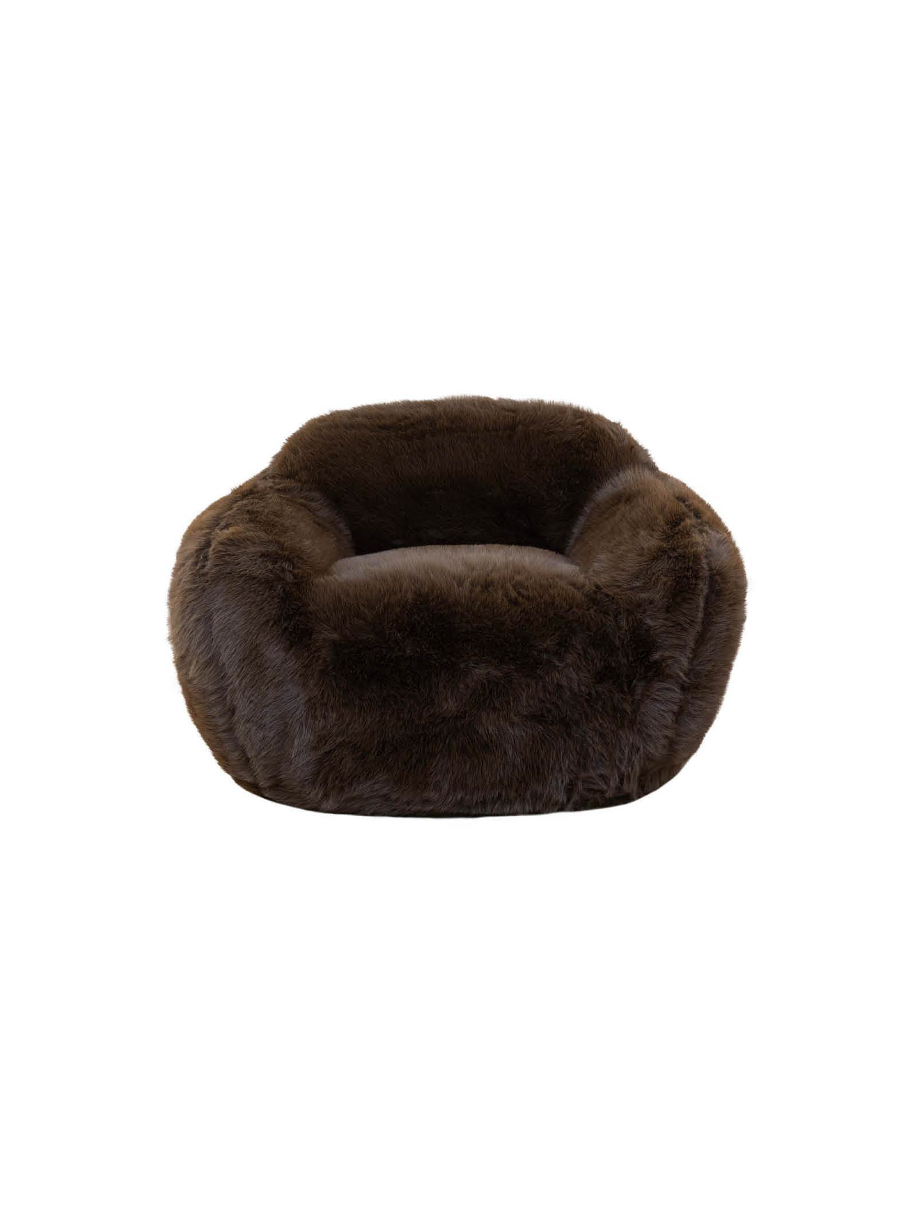 Snuggles Occasional Chair - Chocolate