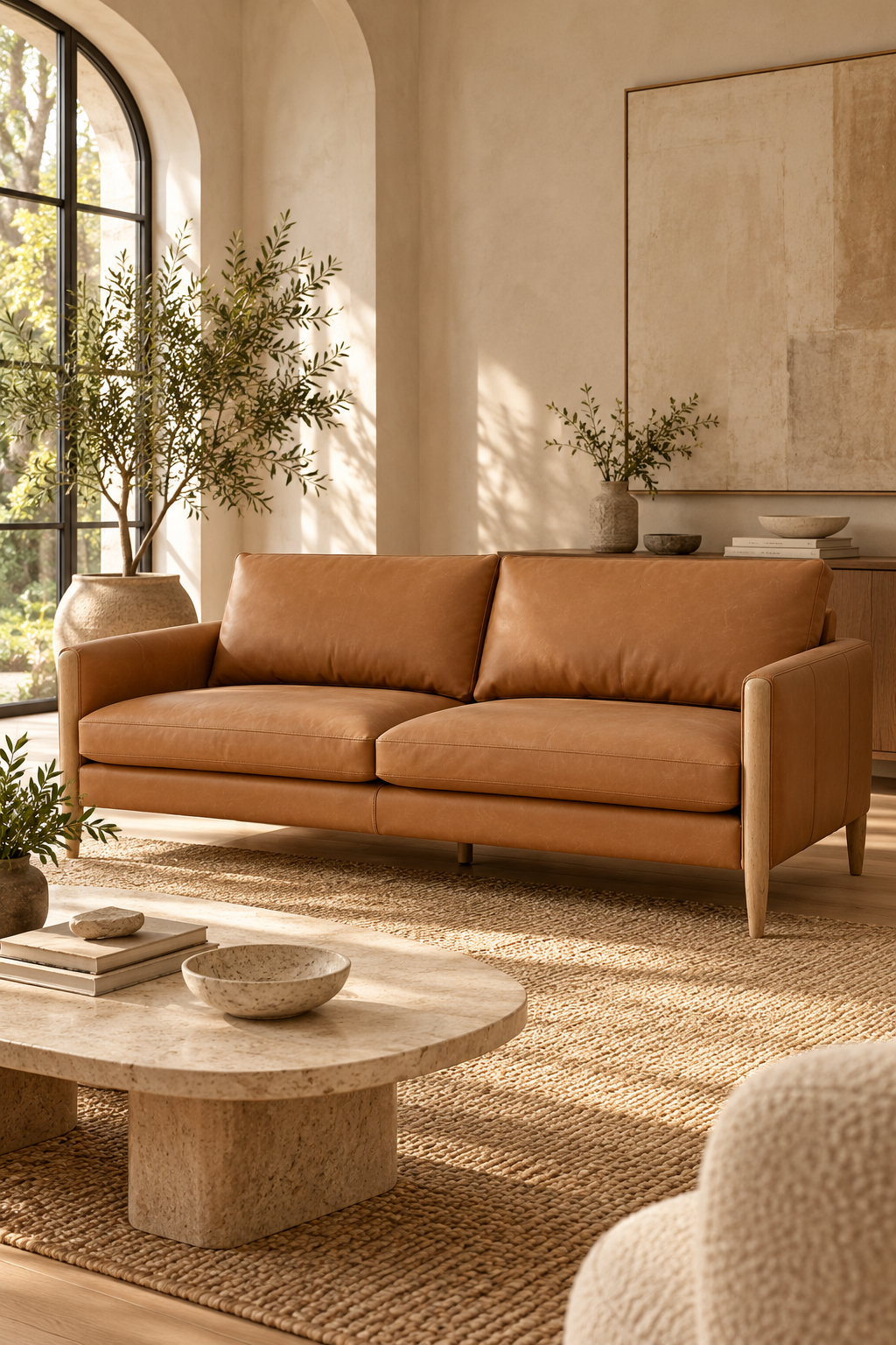 MARTIN SOFA (2 -SEATER) -Tan