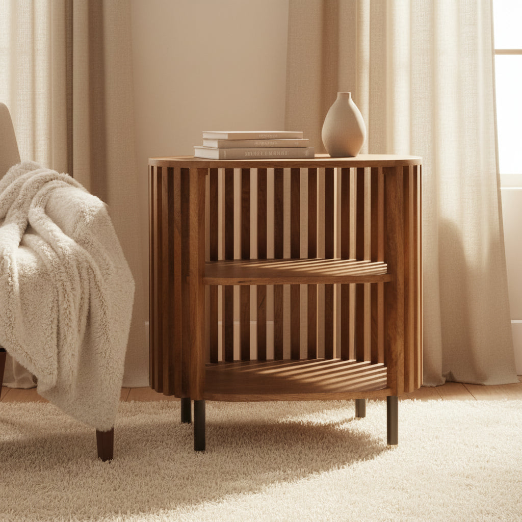 Swedish Side Tables in Nutmeg - NetDécor