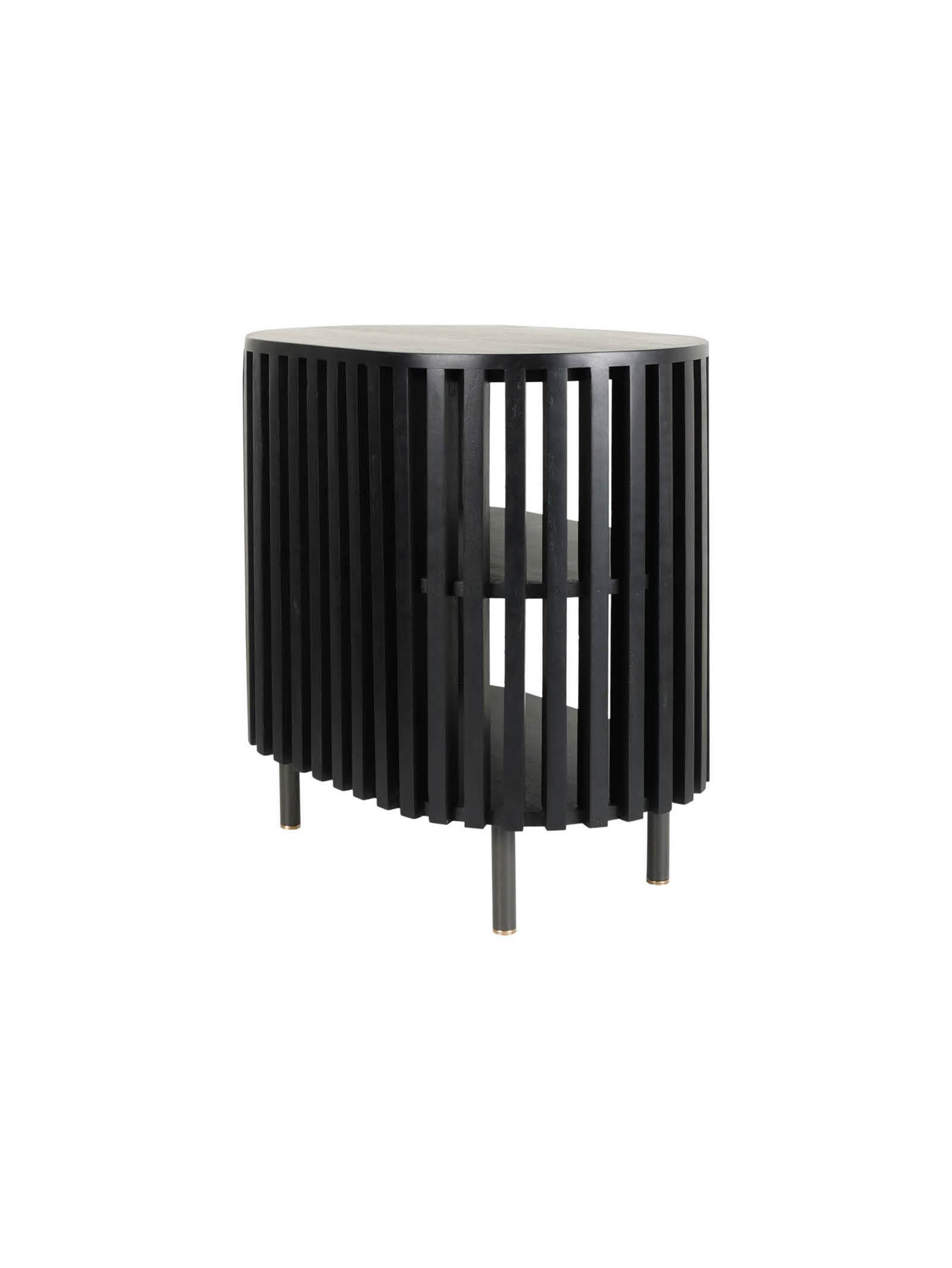 Swedish Nightstand Med - Onyx