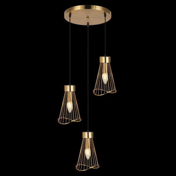 Sensu Cluster Pendant -Gold