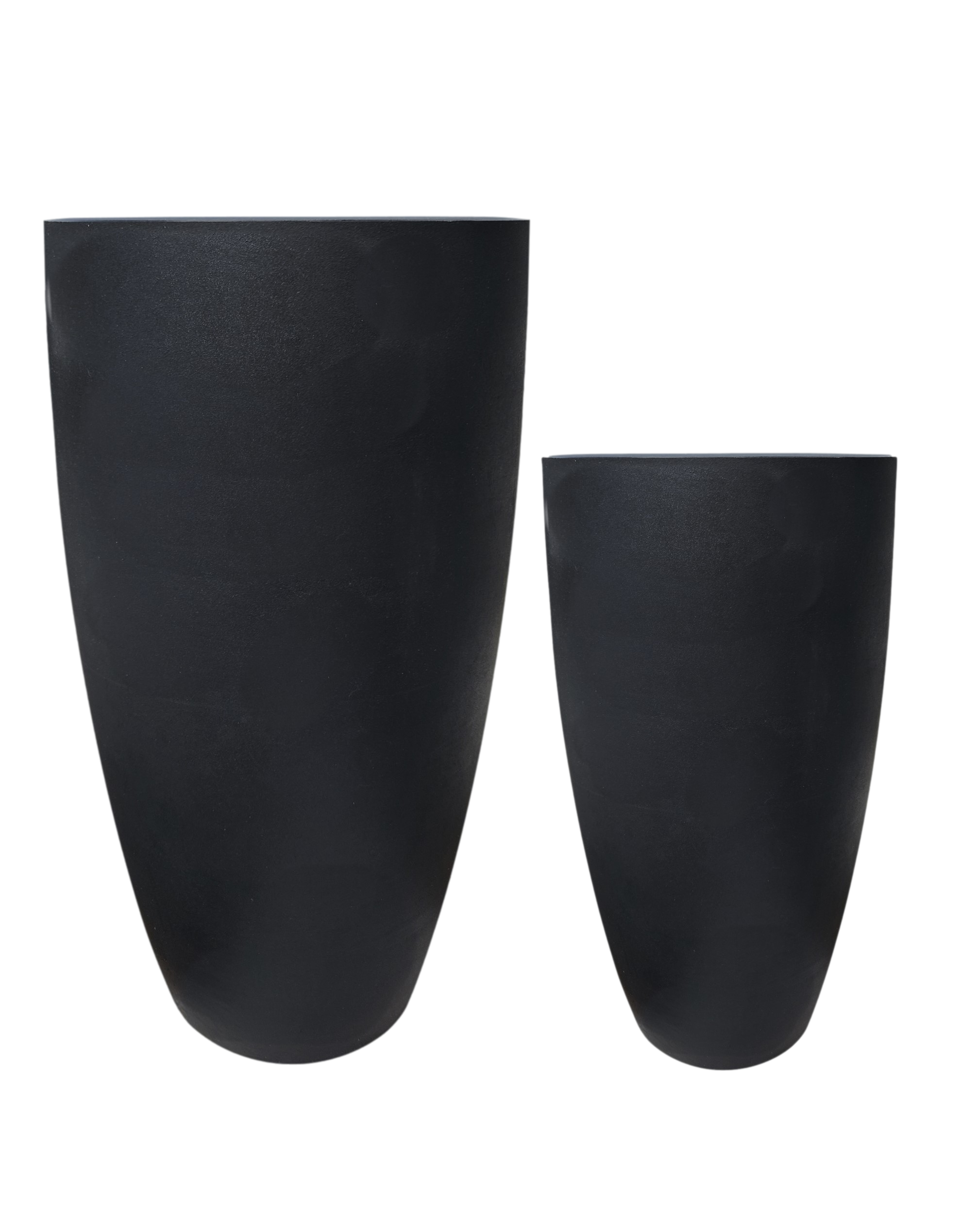 Conic Slim Set of 2 Outdoor Planters