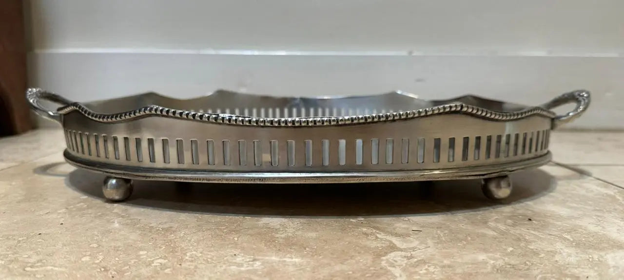TRAY CLASSIC OVAL WITH BALL FEET