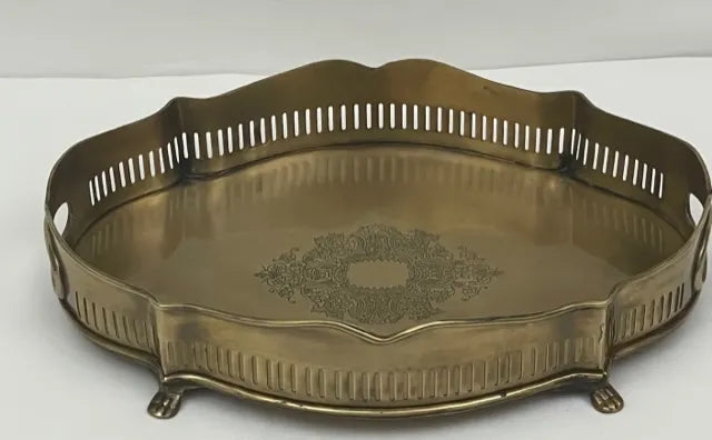 Tray French Mini - Antique Brass