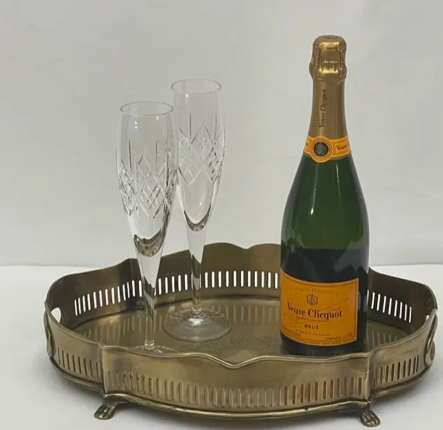 Tray French Mini - Antique Brass