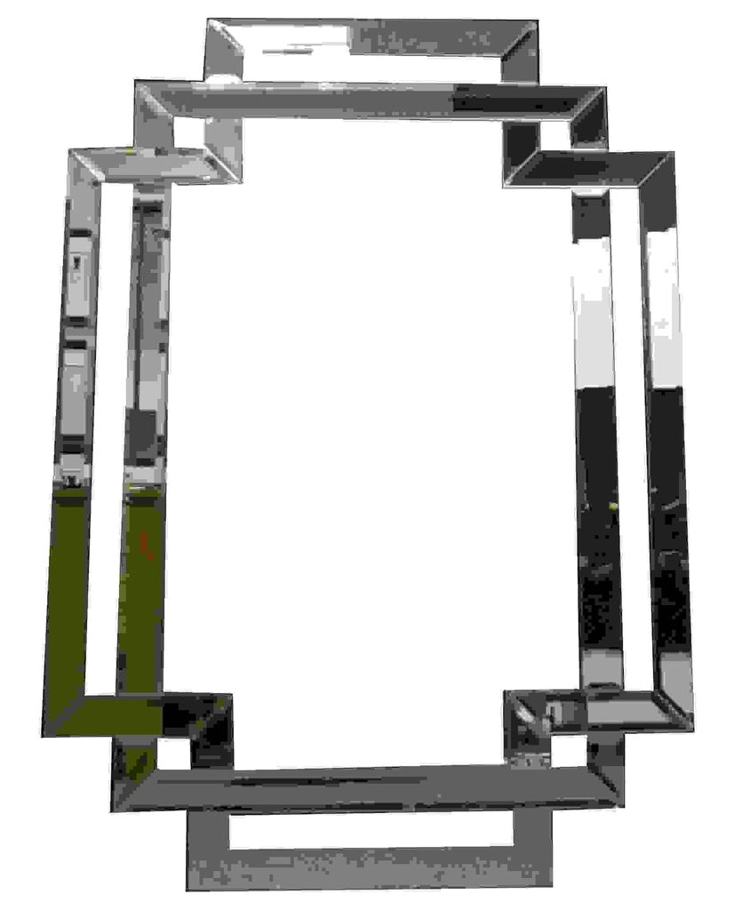 Geometric Wall Mirror – Modern Symmetrical Design 1100x800mm