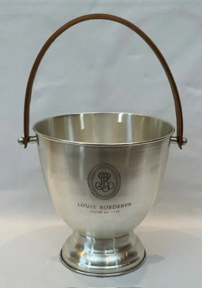 Wine Cooler Louis English with sleek tan handle