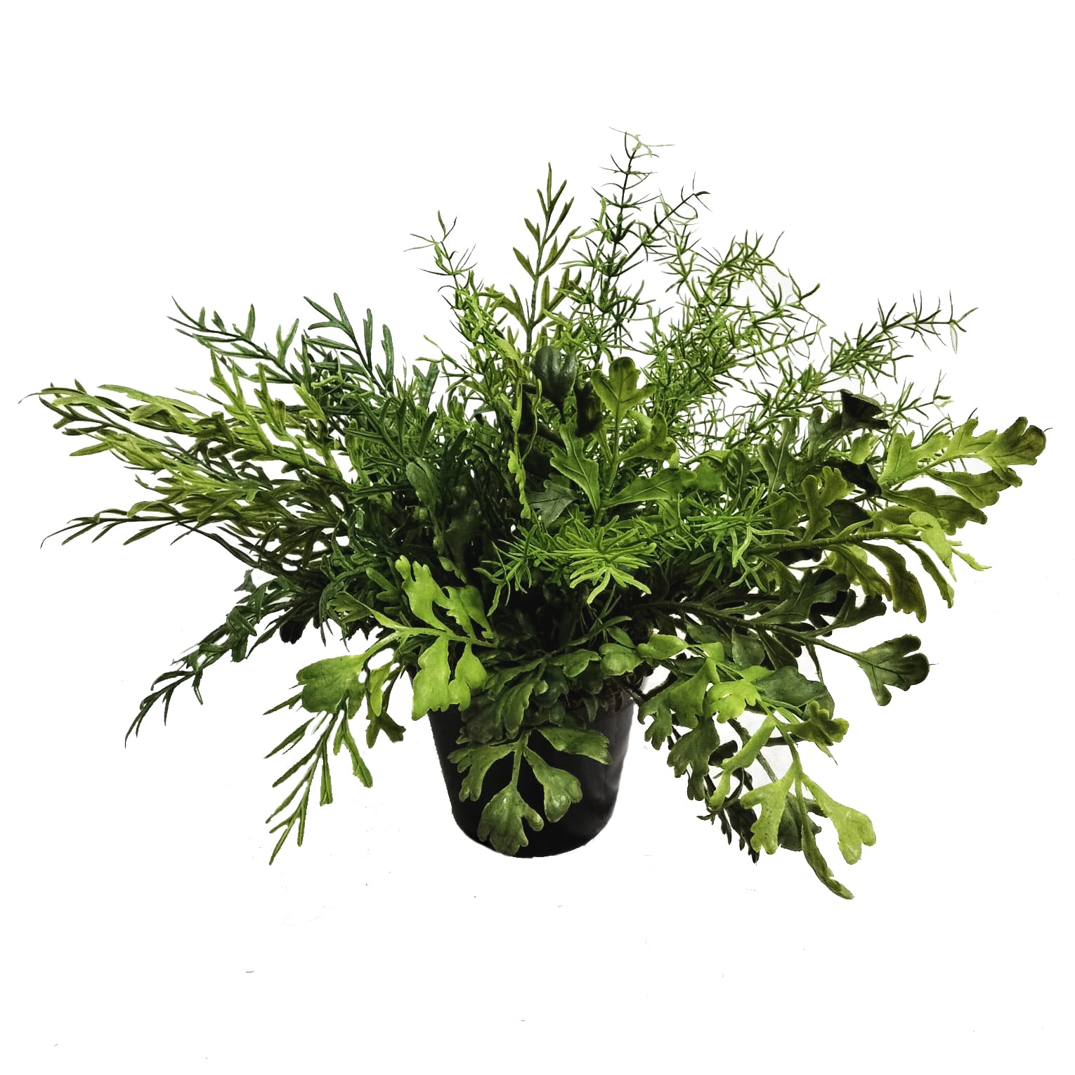 40cm Tall Faux Mixed Greenery