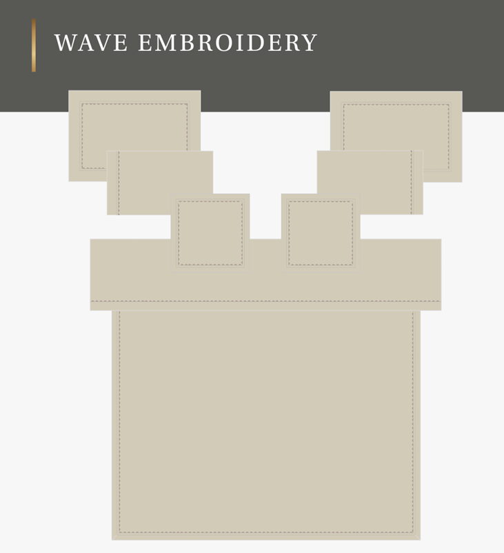 Reed Family Linen -Wave Duvet Set